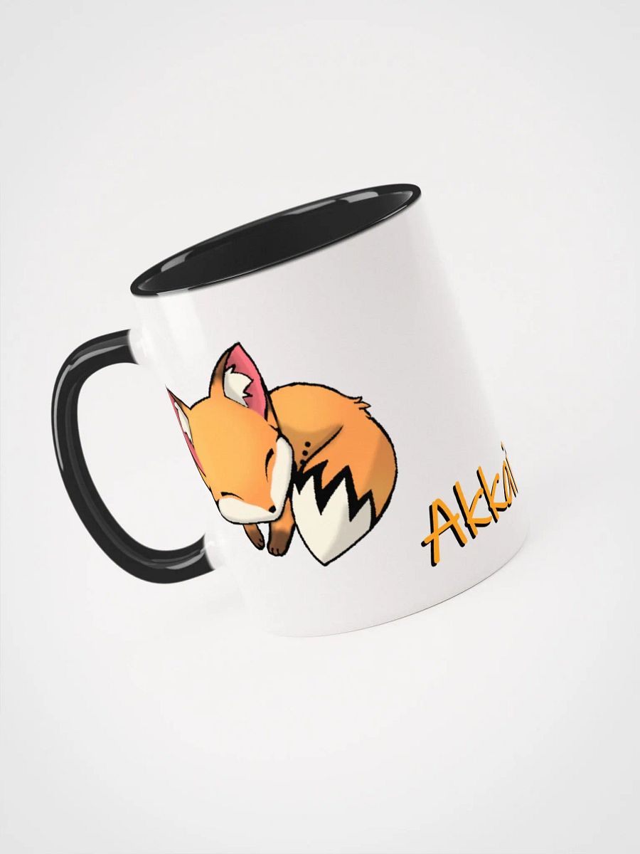Sleepy Fox Ceramic Mug with Color Inside product image (3)