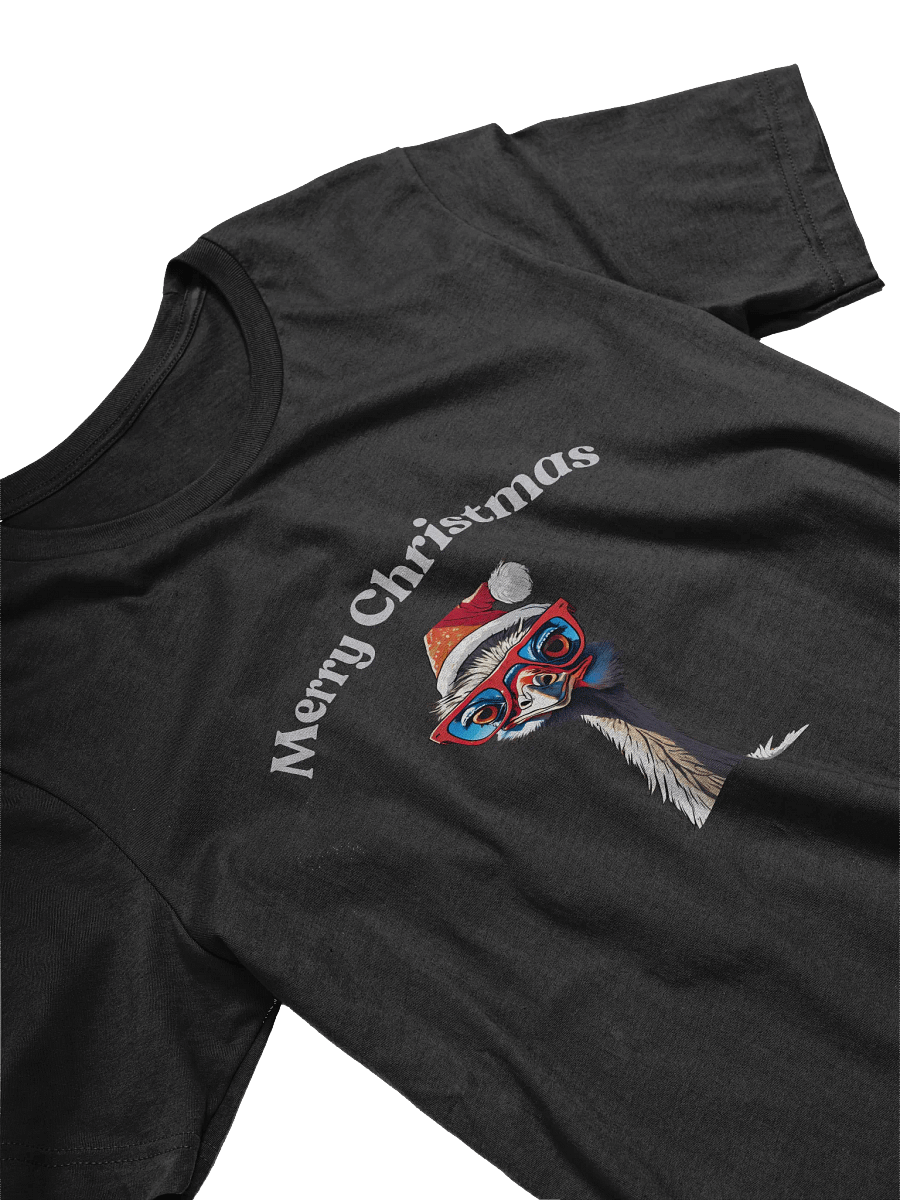 Festive Emu Merry Christmas T-Shirt - Silver product image (3)