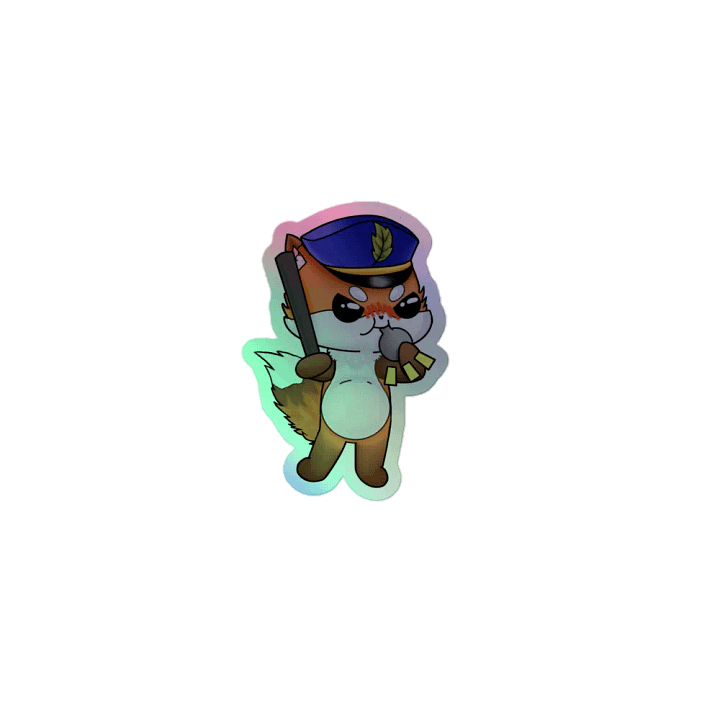 Cruelfang holographic sticker product image (1)