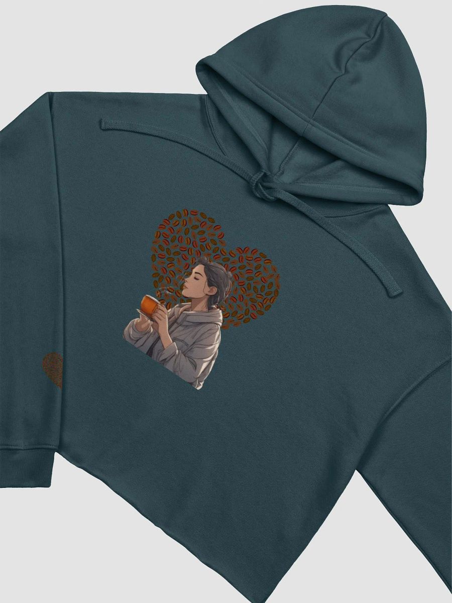 I Love Coffee Crop Top Hoodie product image (27)