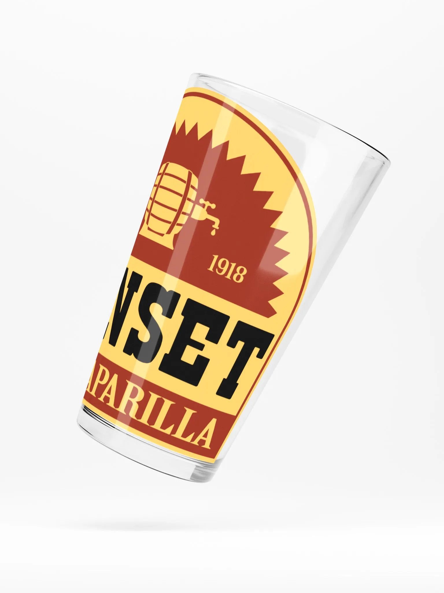 Sunset Sarsaparilla - Pint Glass product image (5)