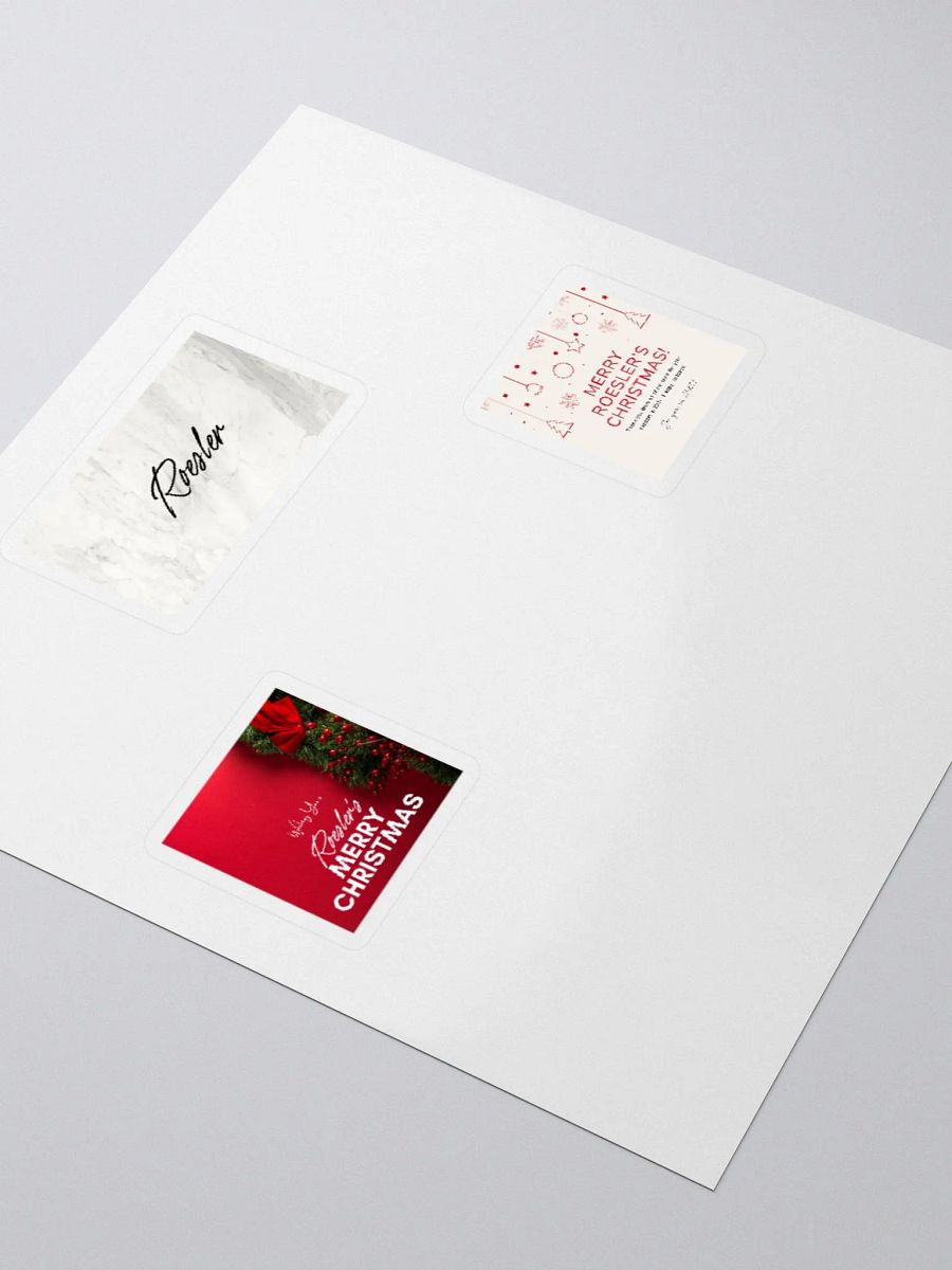 Roesler's Merry Christmas Kiss Cut Stickers product image (12)