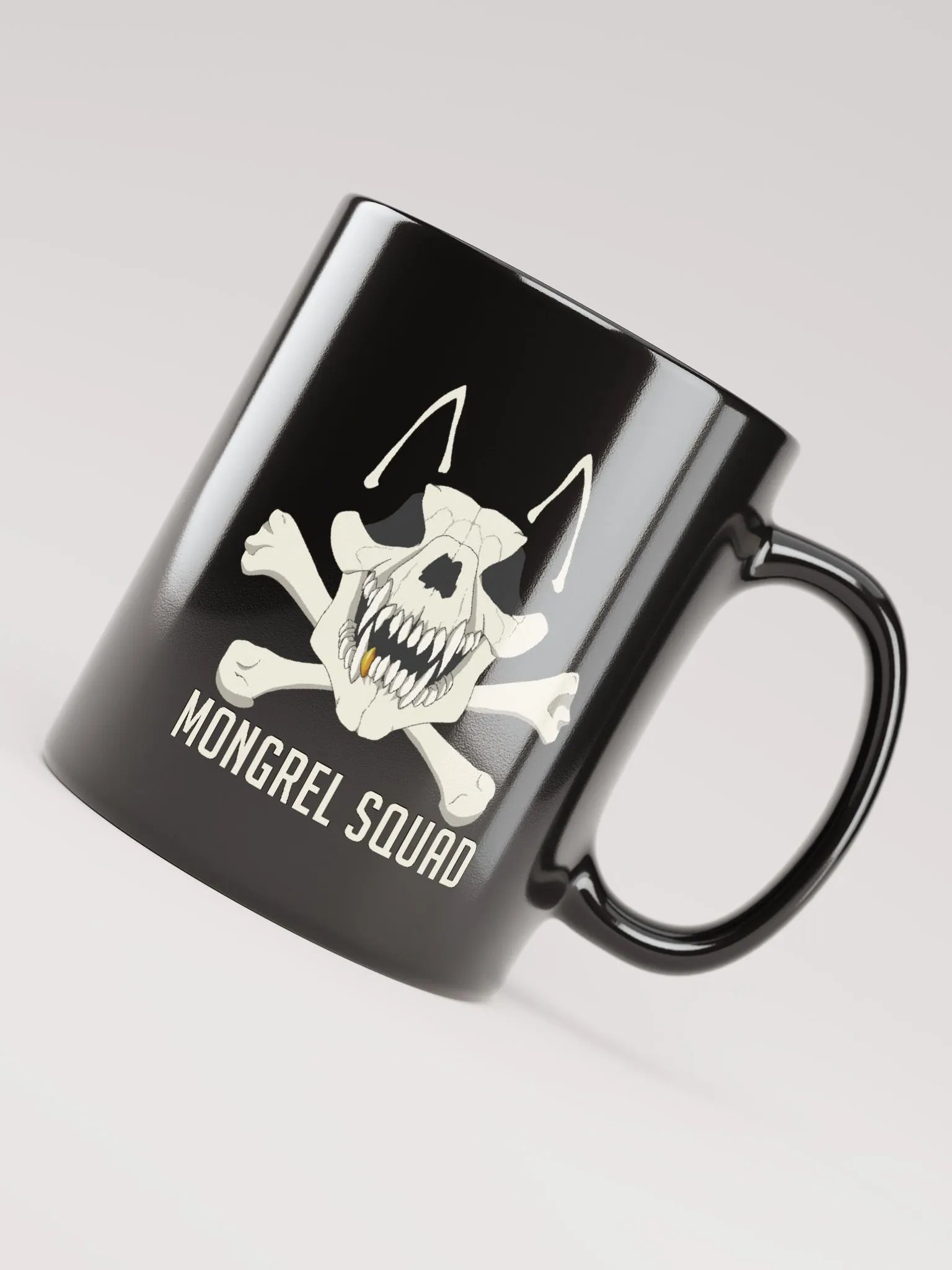 Mongrel Squad Black Glossy Mug product image (7)