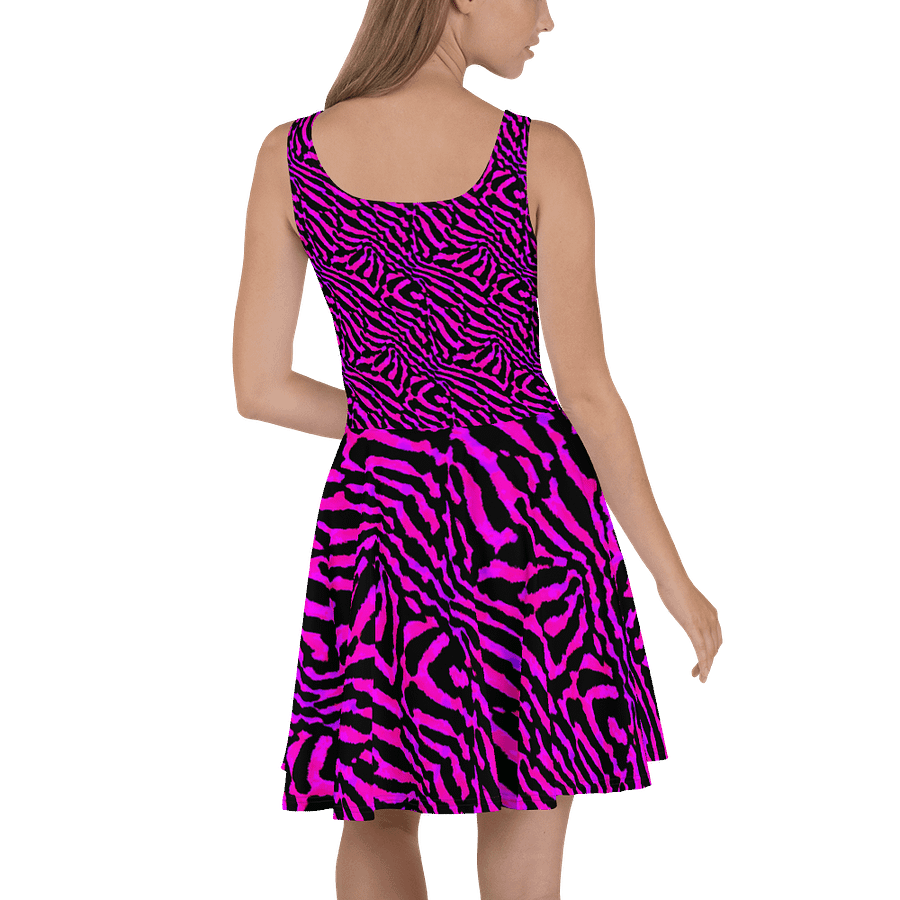 Purple Zebra Skater Dress product image (4)