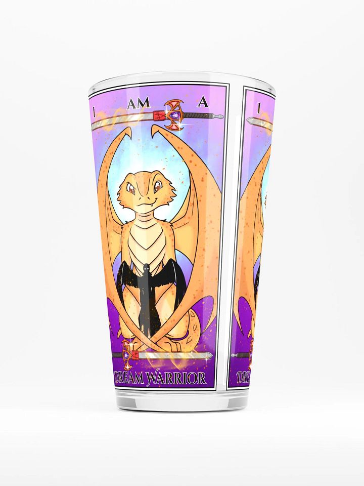 Day of the Dragon Tarot Card Pint Glass product image (2)