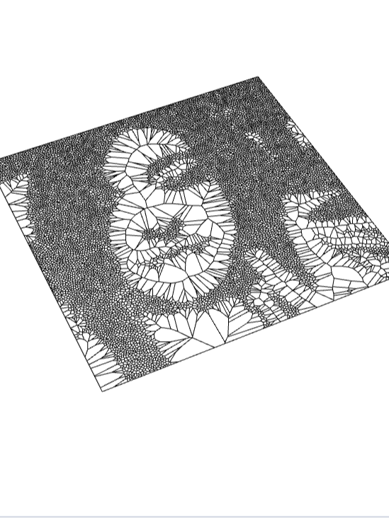 Voronoi Picture Art Parametric Design Grasshopper Rhino Files Download product image (1)