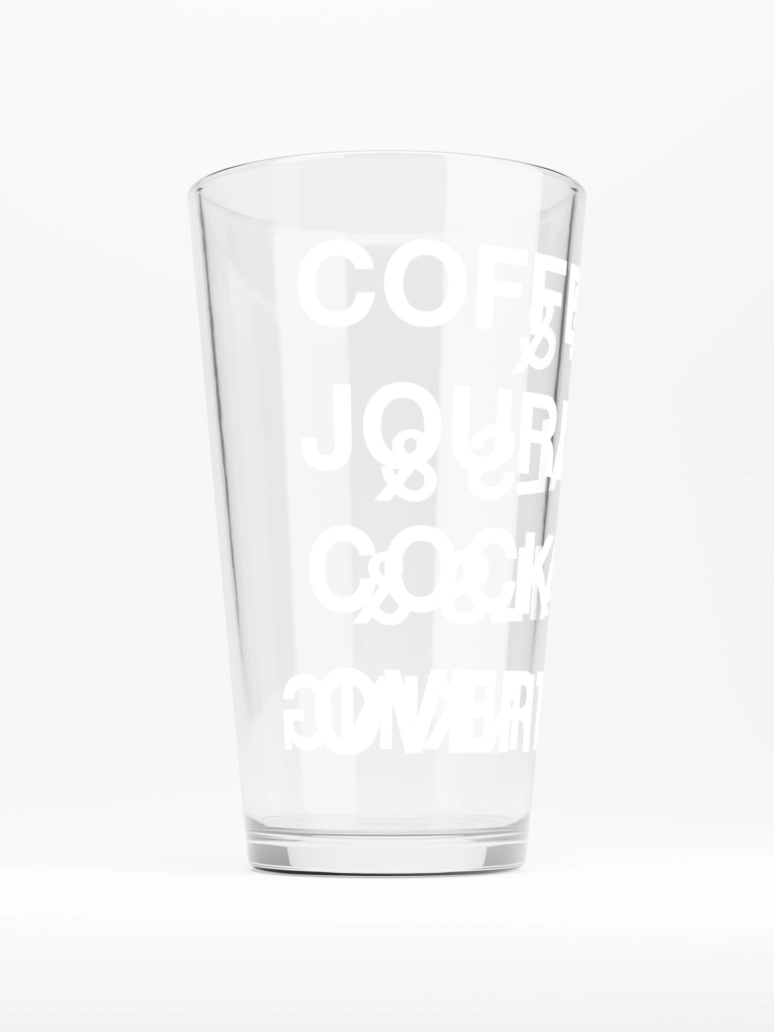 Pint Glas for Overthinking product image (2)