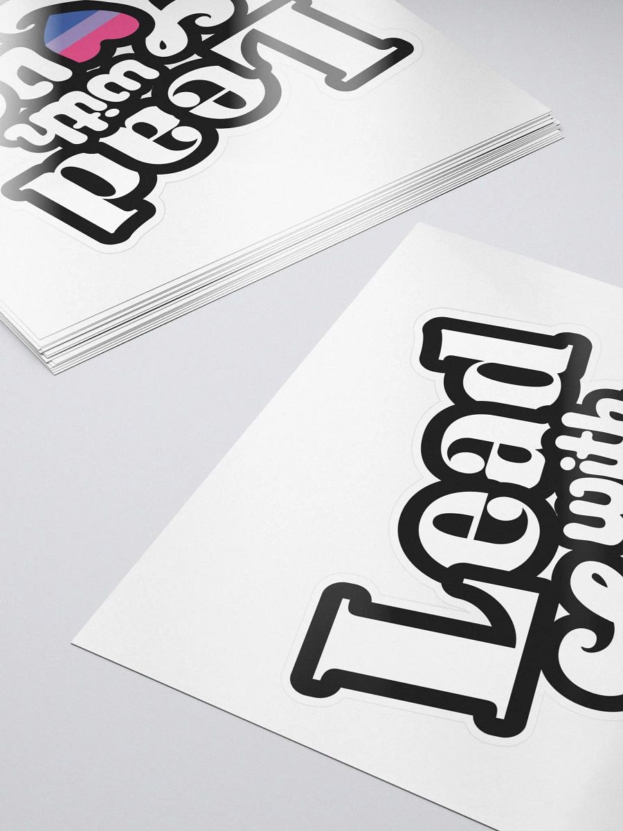 Lead With Love Sticker: Bisexual product image (5)
