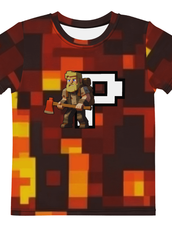 Patient PixelZ Kids T-Shirt (Pixel Embers) product image (5)
