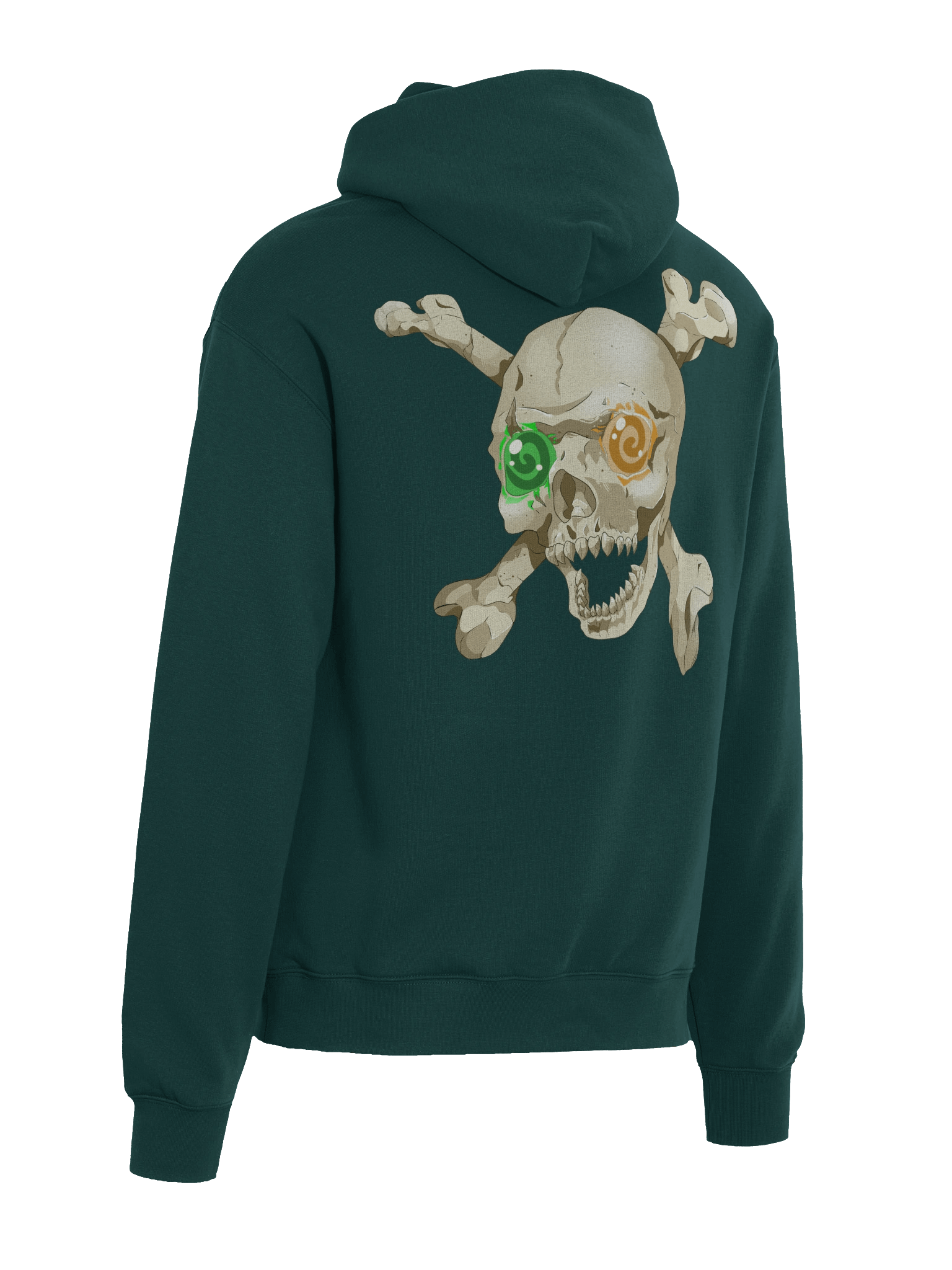 GravitAria Realism Skull Hoodie (No border) product image (24)
