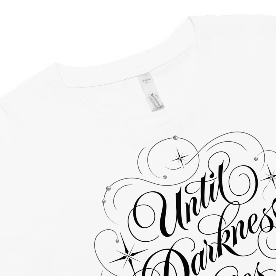 Until Darkness Dies (swirls design) Women's Premium Crop Top product image (116)