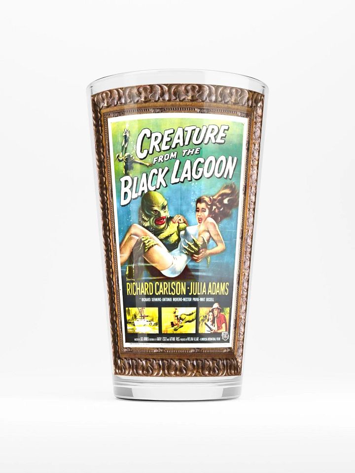 saturday afternoon pint glass: The Aquatic creature product image (1)