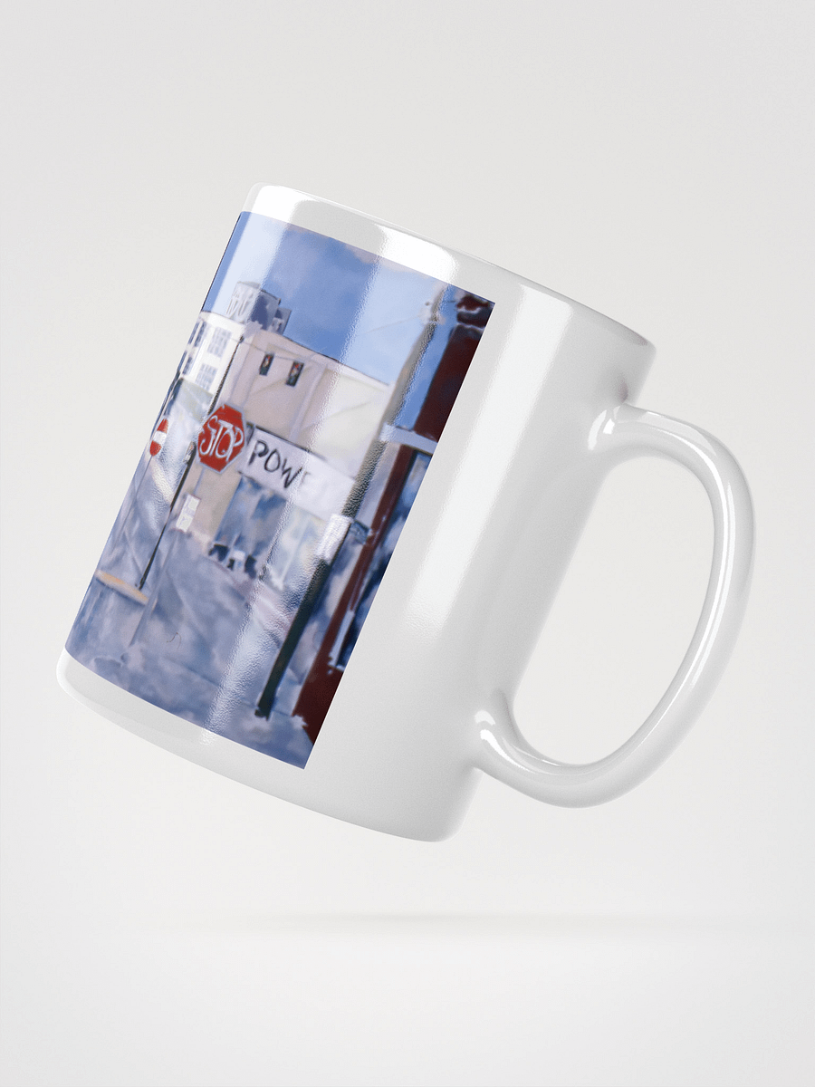 10th, Oak and Burnside, Portland, OR 1989 White Glossy Mug product image (3)