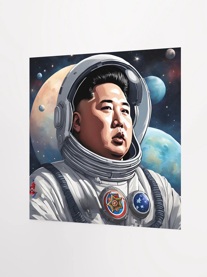 Cosmic Explorer Space Kim Jong Un Suit Poster product image (2)