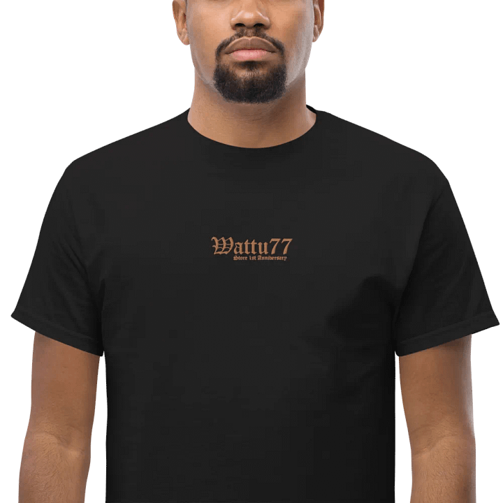 Wattu77 Store 1-year Anniversary shirt (limited embroidered) product image (1)