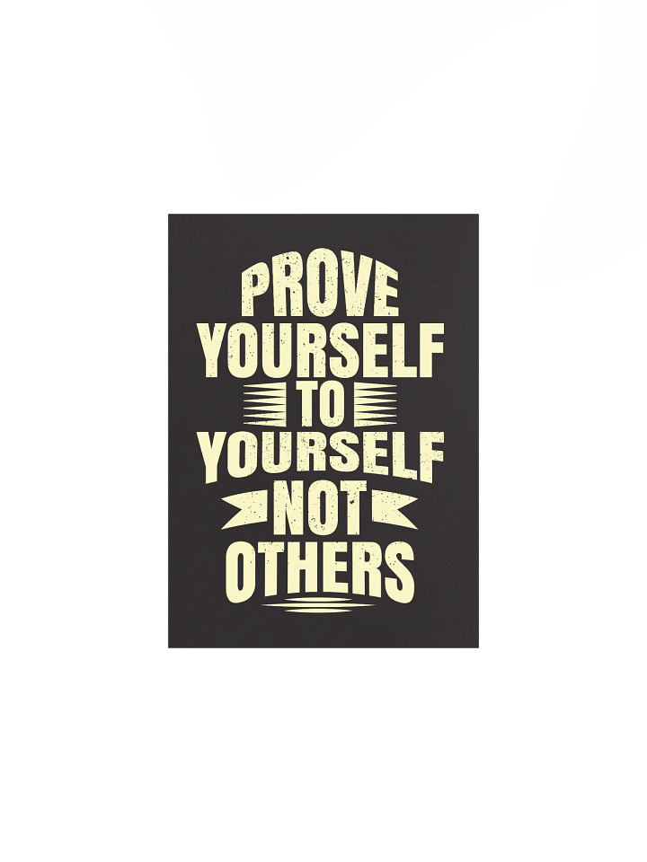 Poster: Prove yourself product image (1)