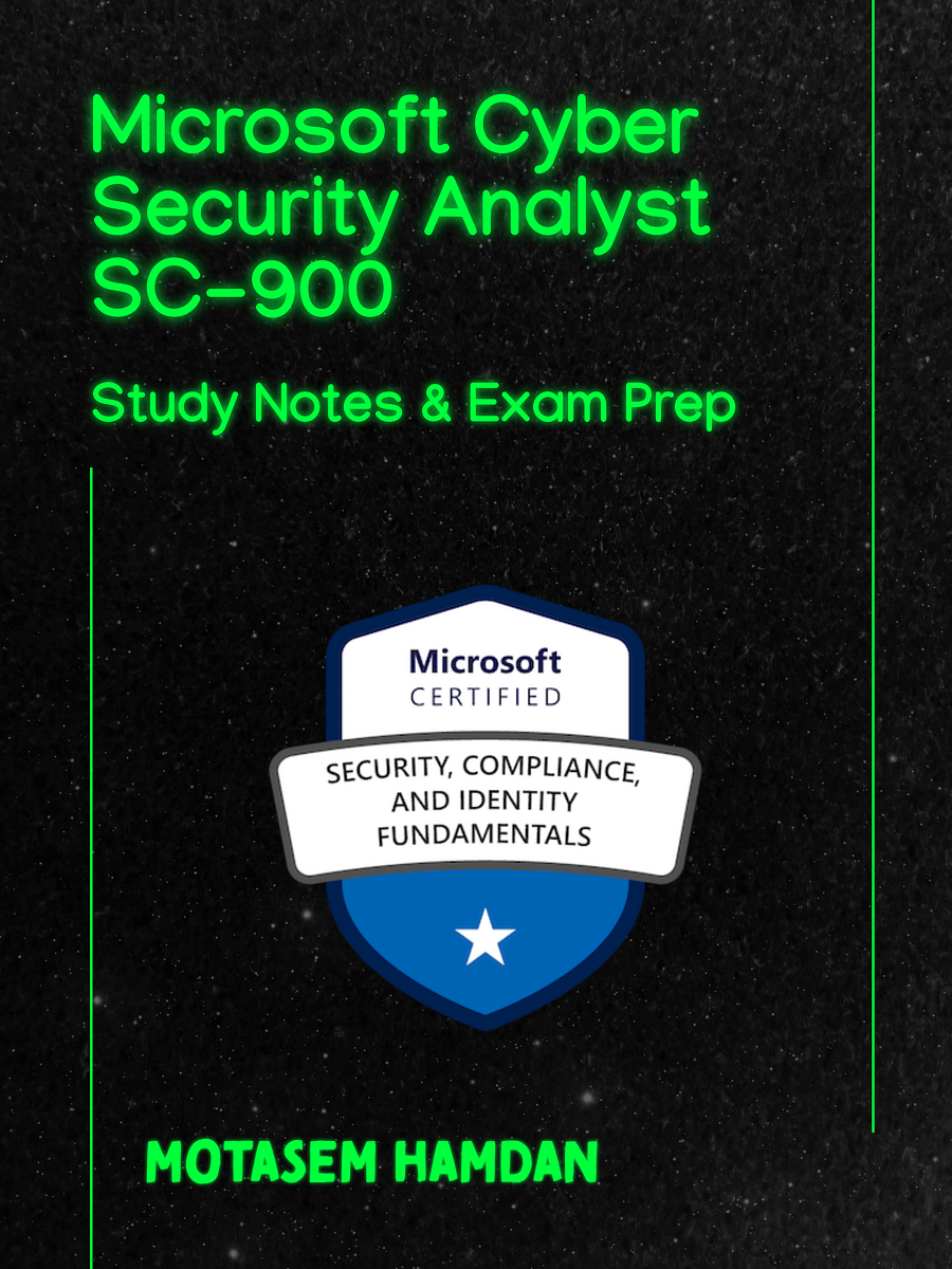 Microsoft Cyber Security Analyst SC-900 Study Guide & Notes product image (1)