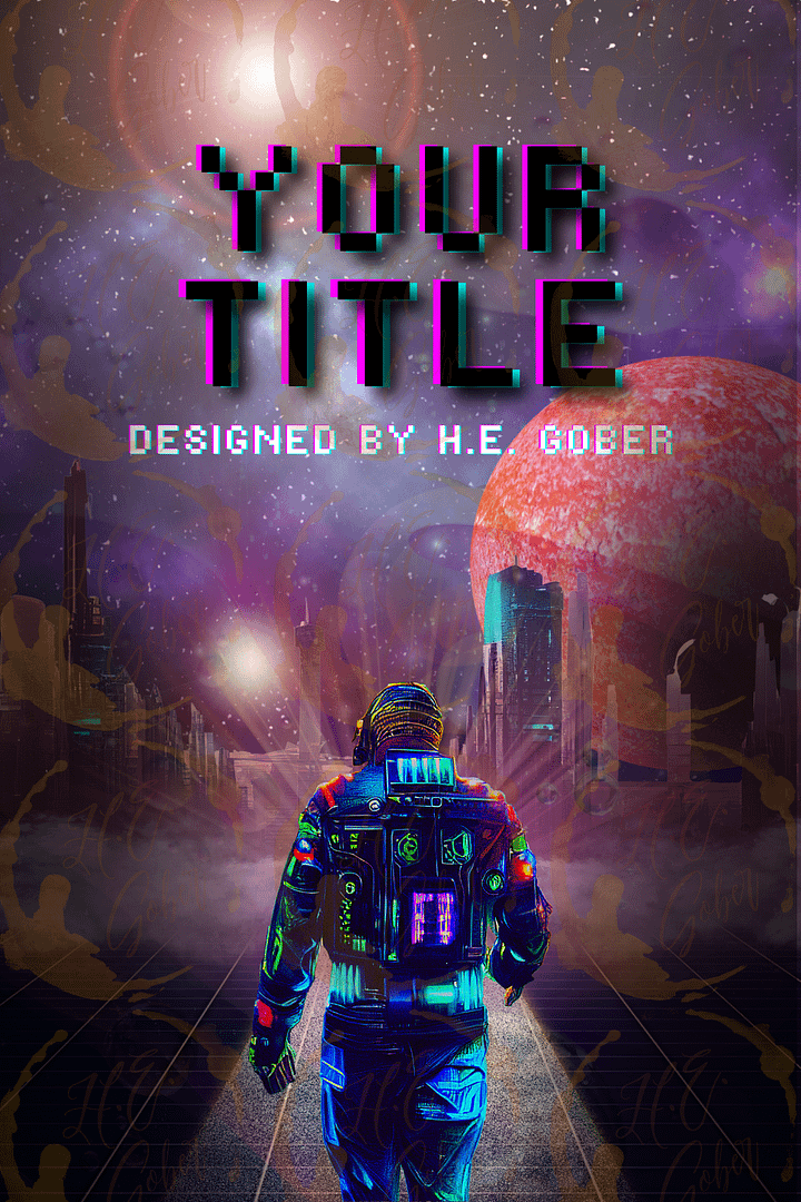 Pre-Made Sci-Fi Book Cover product image (1)