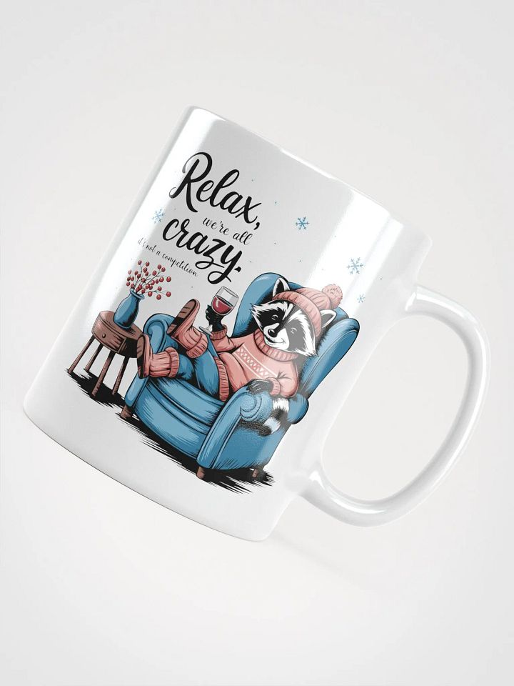 Crazy Raccoon Wine Mug product image (2)