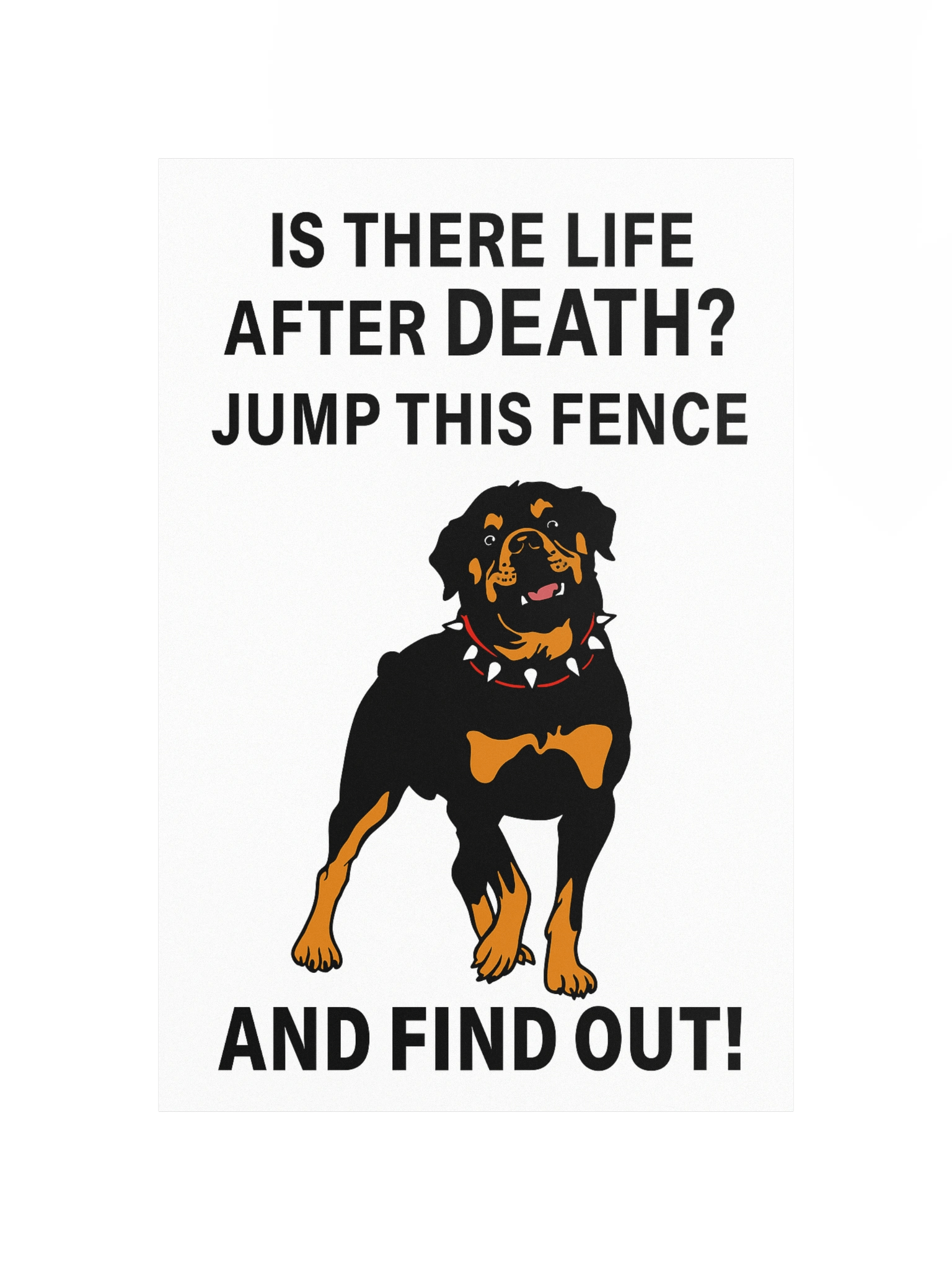 Rottweiler Beyond the Fence Poster product image (11)