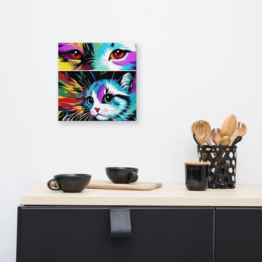 Cute Cat Digital Painting - v5 product image (8)