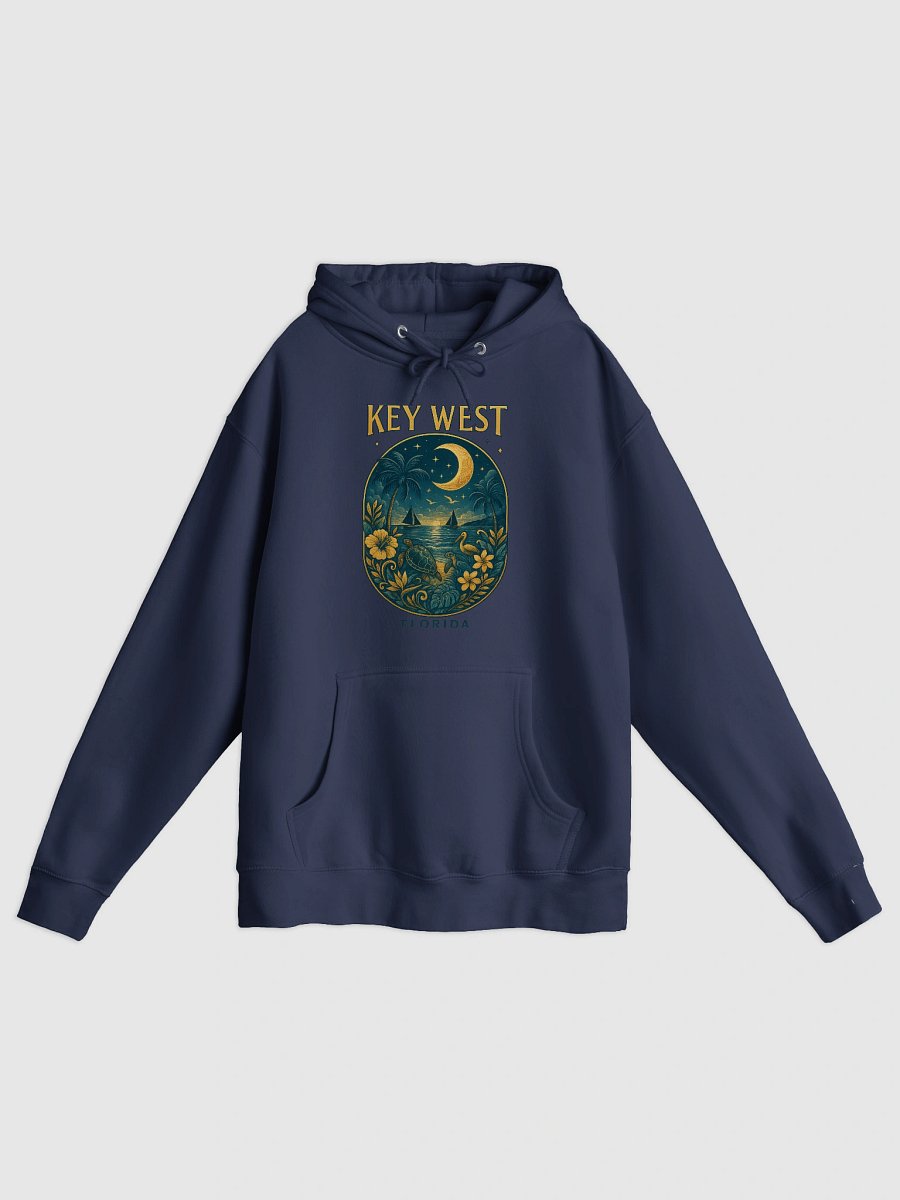 Key West Tropical Hoodie with Moonlight Scene product image (3)