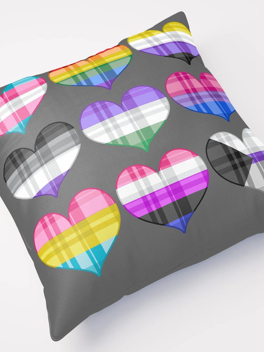 All Hearts Pillow - Dark product image (4)