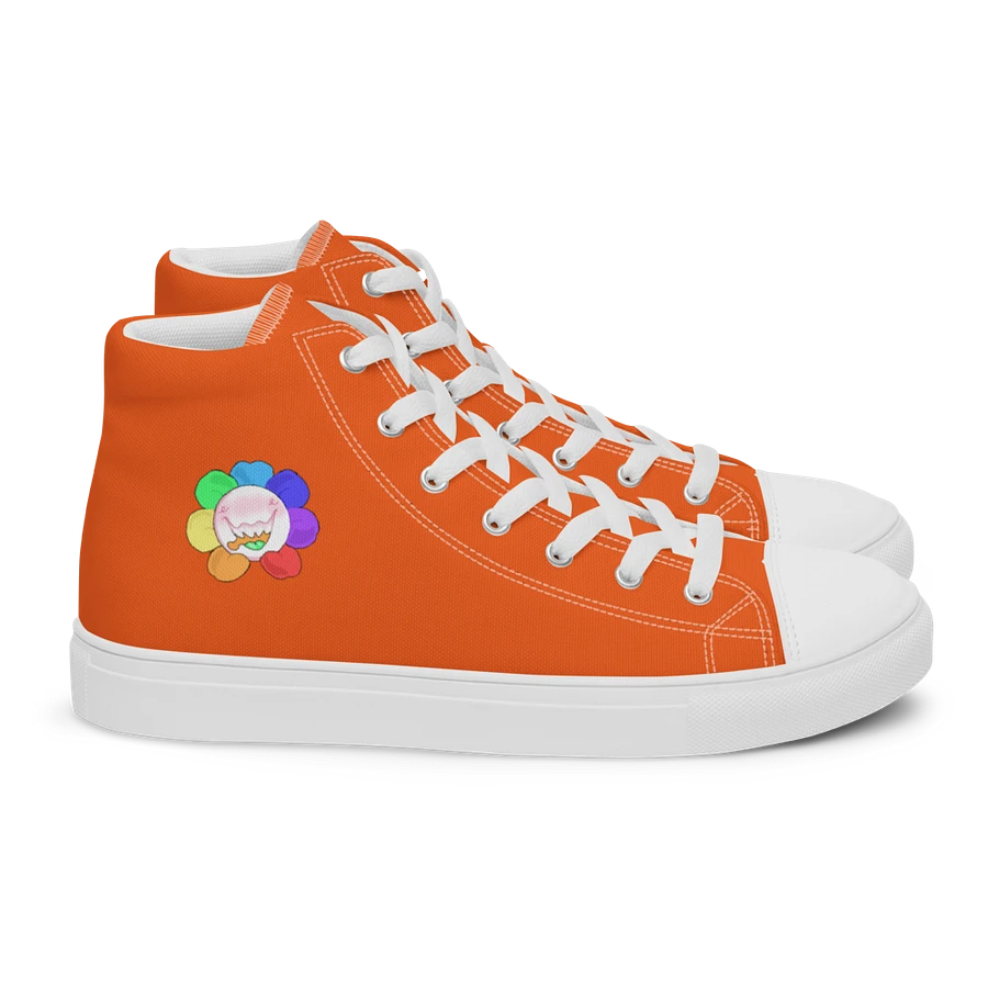 Orange and White Flower Sneakers product image (15)