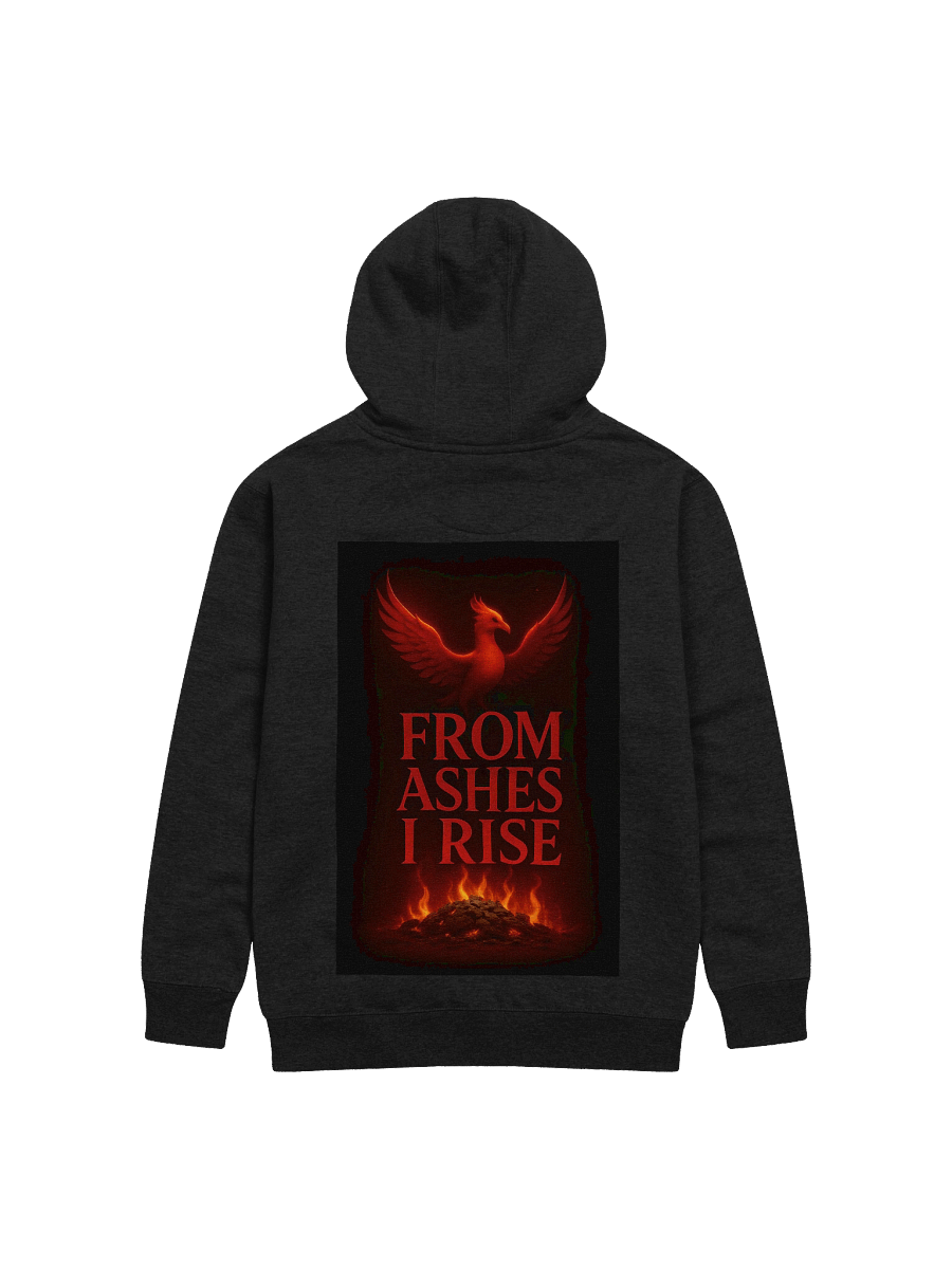 From Ashes I Rise - Premium Unisex Hoodie (Cotton Heritage – Modern Fit) product image (2)