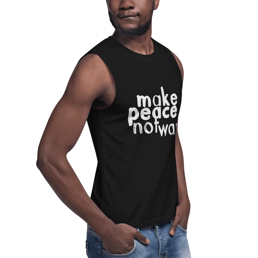 Peaceful Warrior Muscle Tank product image (8)