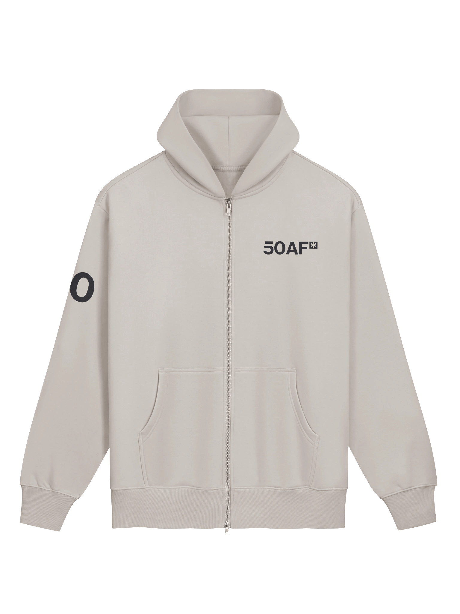 Radical Self-Respect Zip Hoodie (Phantom Gray) product image (5)