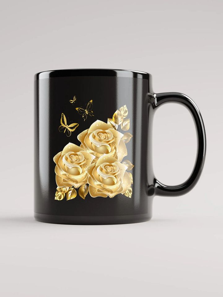 Golden Elegance Rose Mug product image (2)