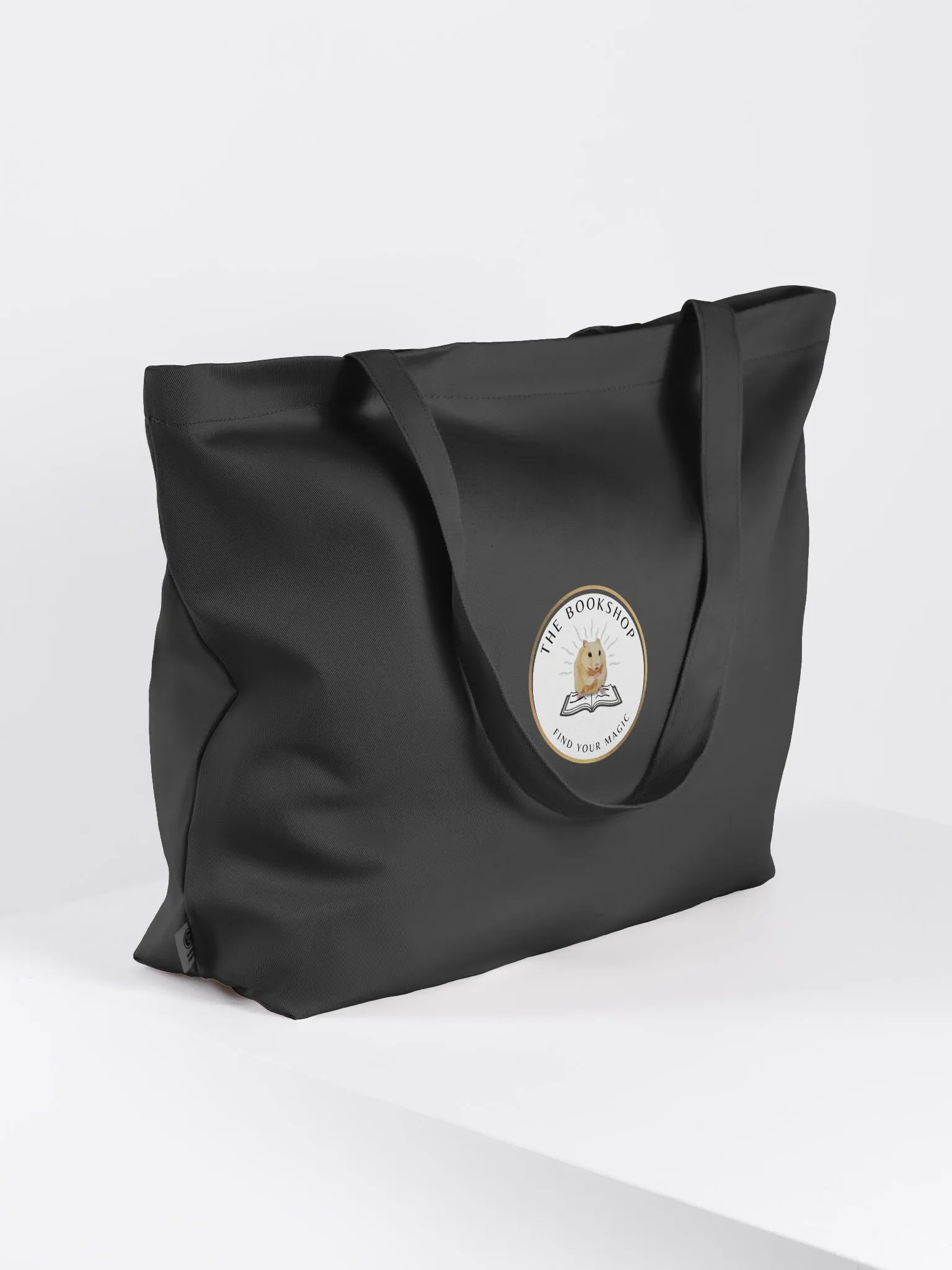 Tote bag: Magic bookshop with hamster product image (7)