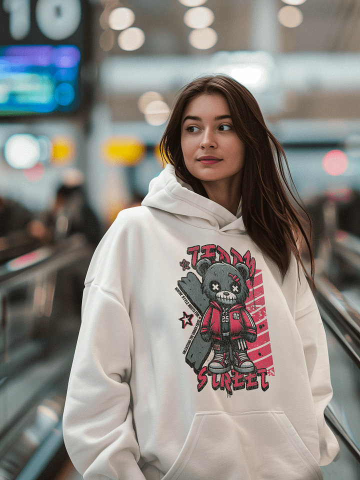 Haunted Teddy Bear | Unisex Premium Hoodie by Cotton Heritage product image (1)