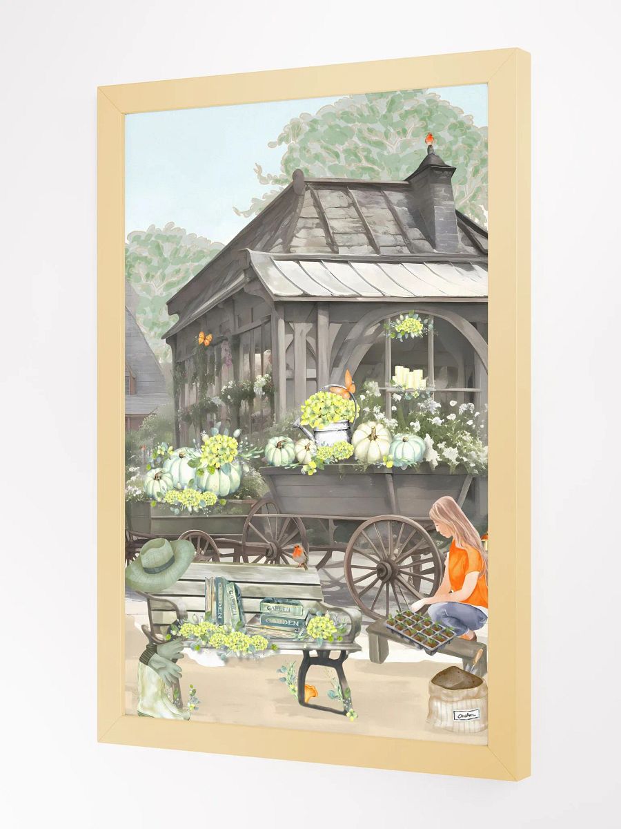 Happy Autumn English Cottage Garden Print 3 product image (3)