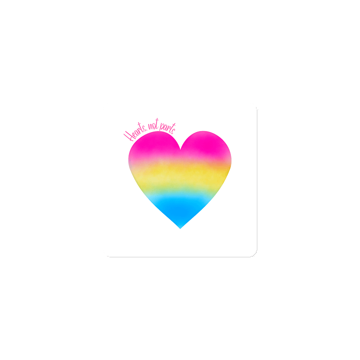 Hearts not parts magnet product image (1)