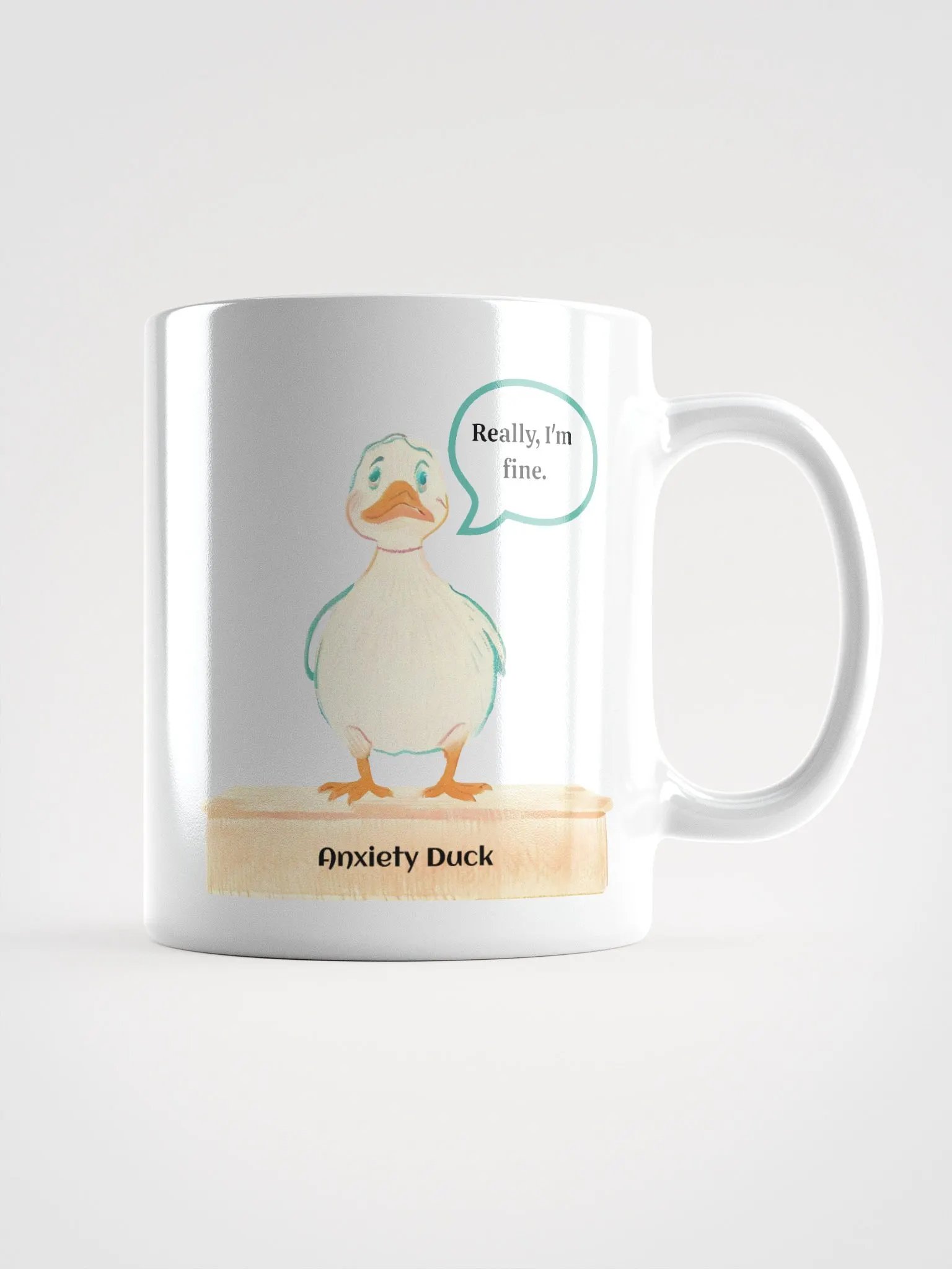 Anxious Quack Mug product image (1)