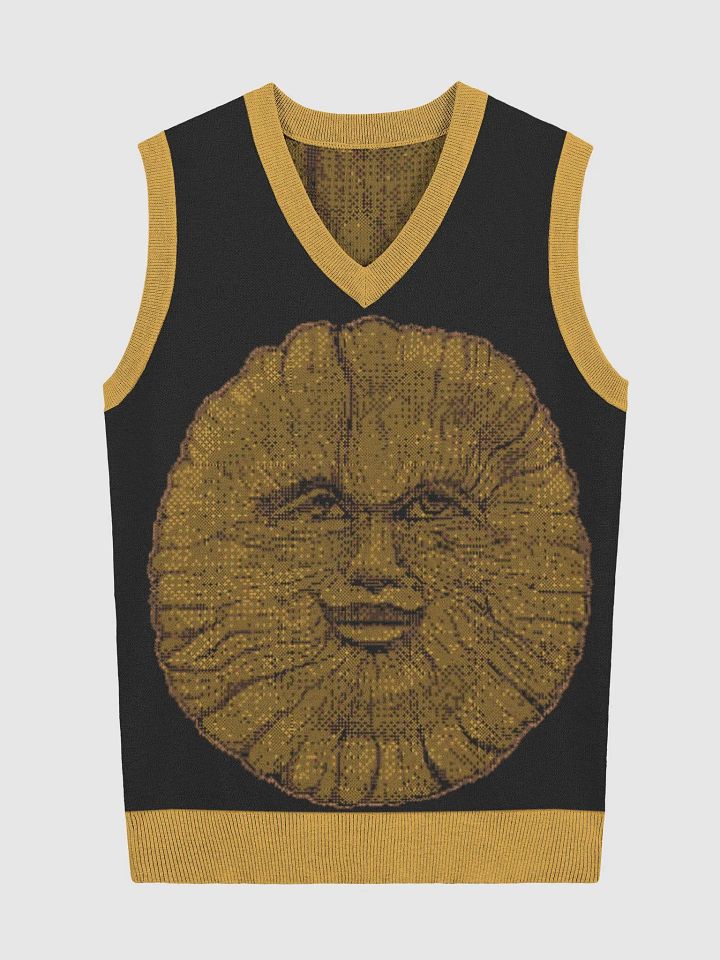 Green Man knit vest product image (1)