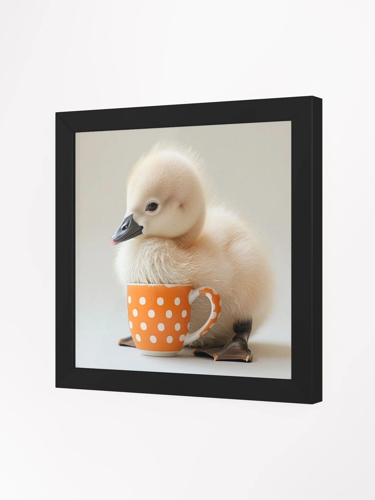 Coffee Lover Cute Baby Swan Art product image (3)