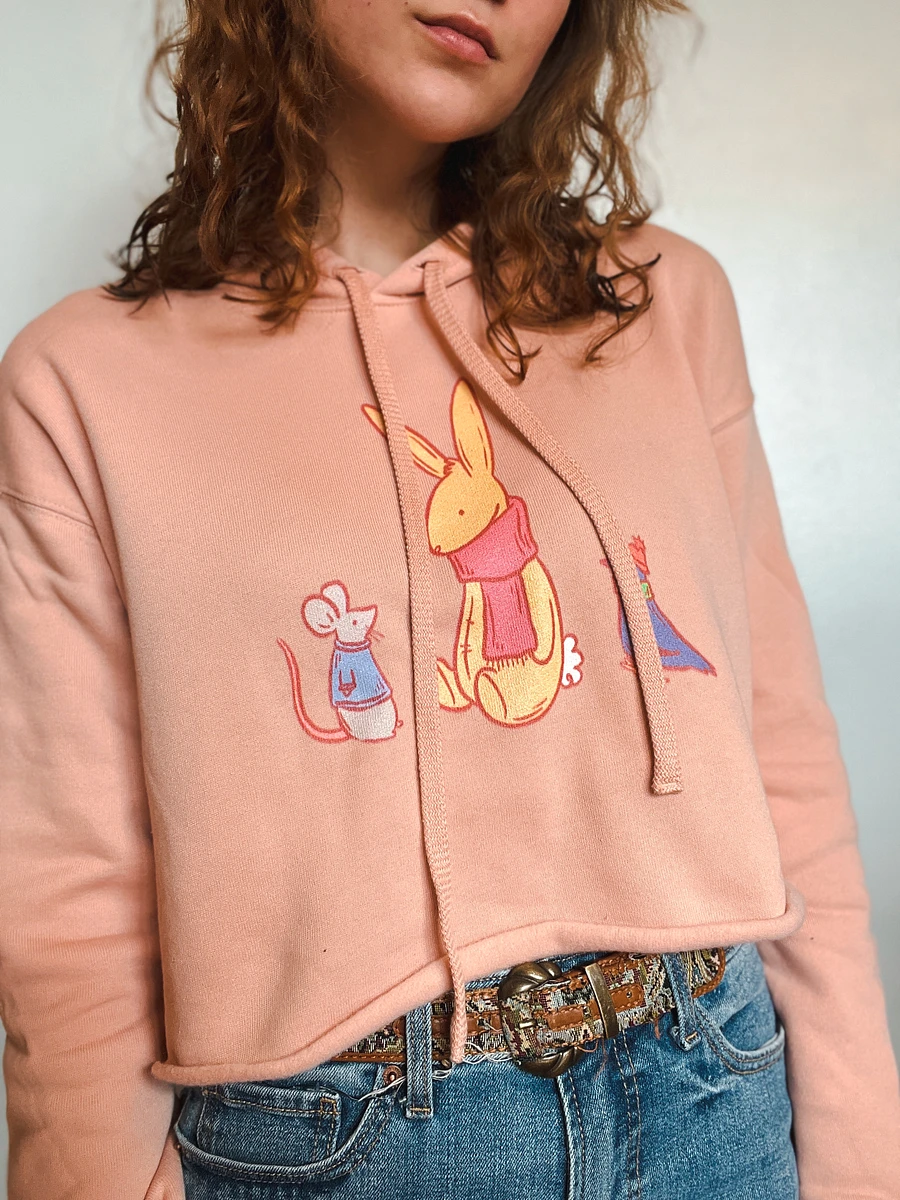 cozy critters club cropped hoodie product image (8)