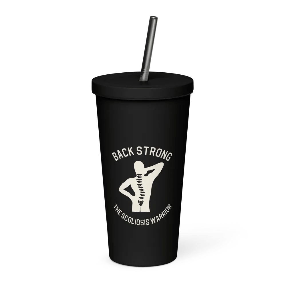 Back Strong 20 oz. Insolated Cup: Black product image (1)