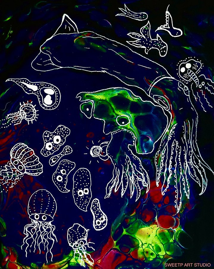 Orb of Sea Creatures | Art Print product image (1)