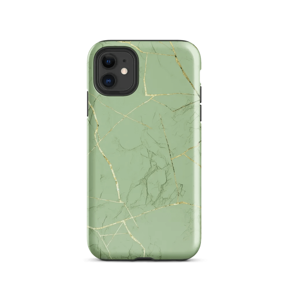 Green Kintsugi Tough iPhone Case product image (47)