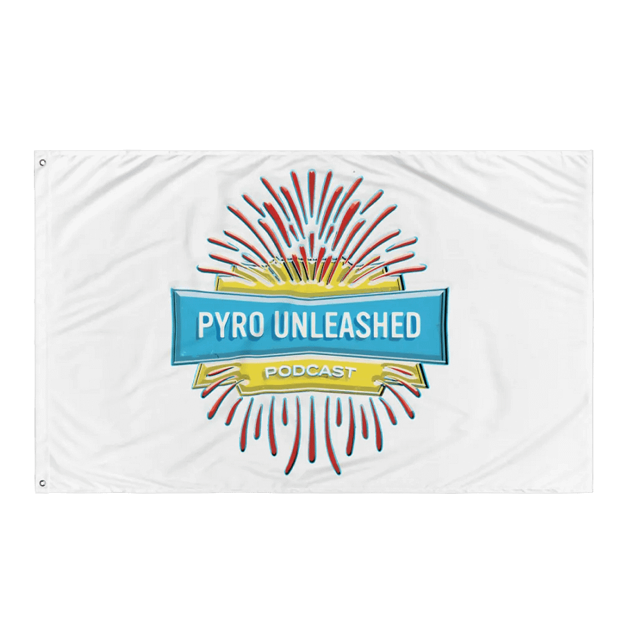 Pyro Unleashed Podcast Flag product image (3)