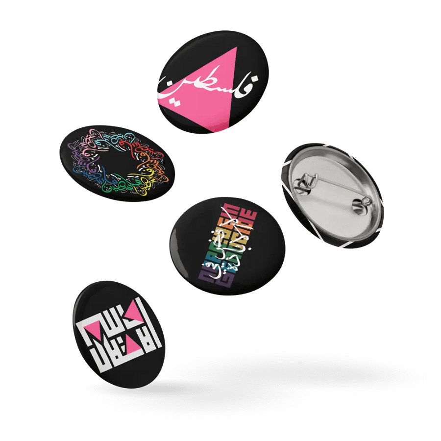 Queer for Palestine Pins🏳️‍🌈🇵🇸 product image (14)