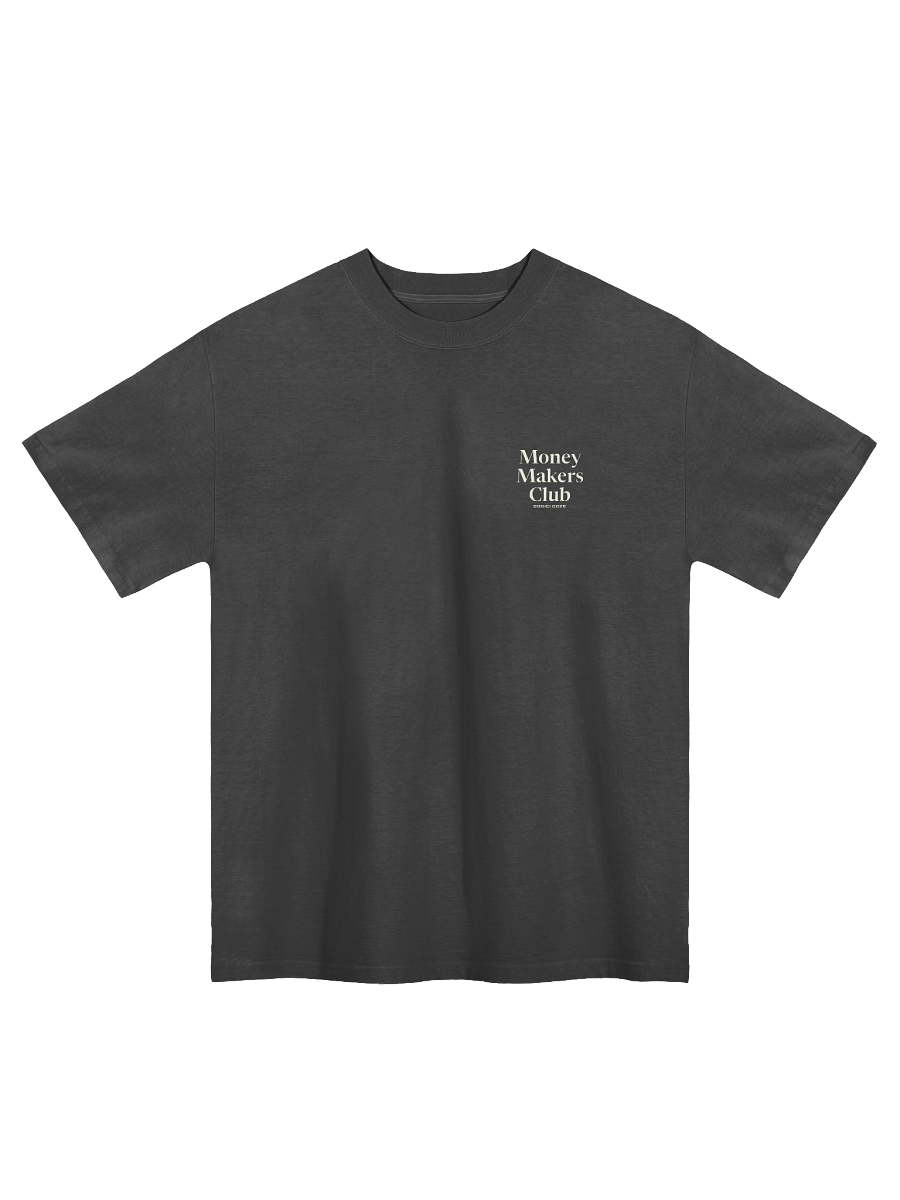 Money Makers Tee Dark Oversized product image (1)