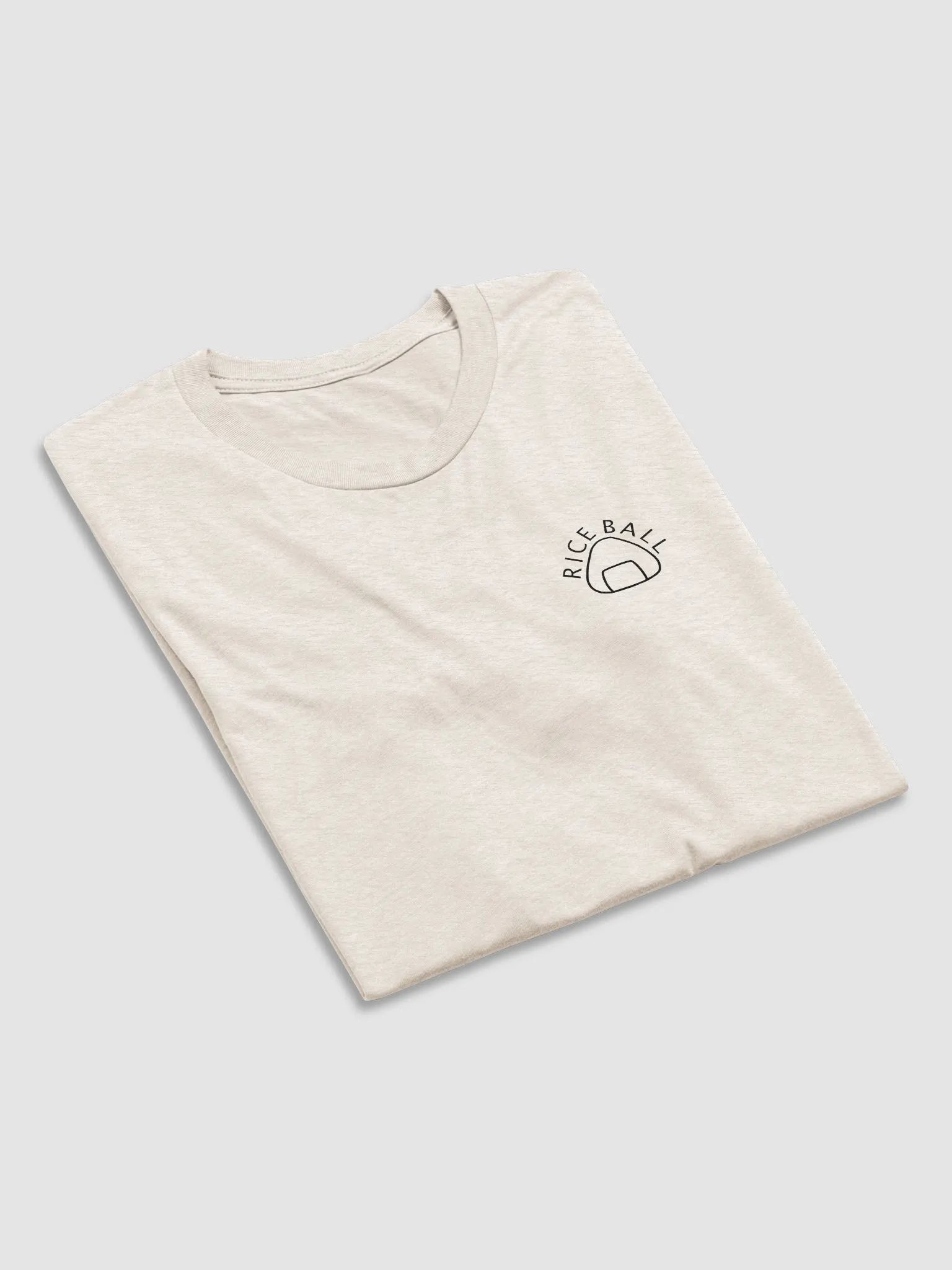 Rice Ball Triblend T-Shirt - (Oatmeal) product image (9)