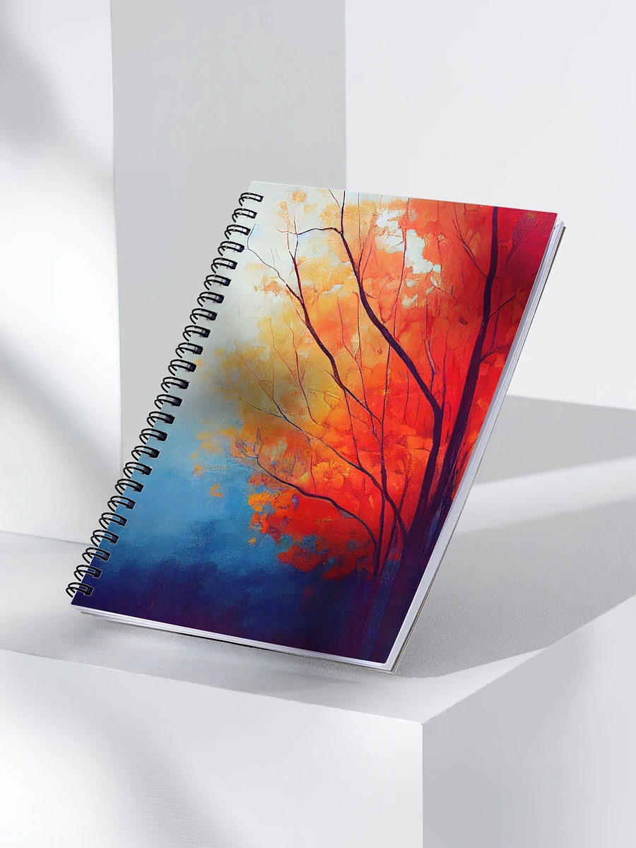 Misty Morning - Fall Foliage Spiral Notebook product image (3)