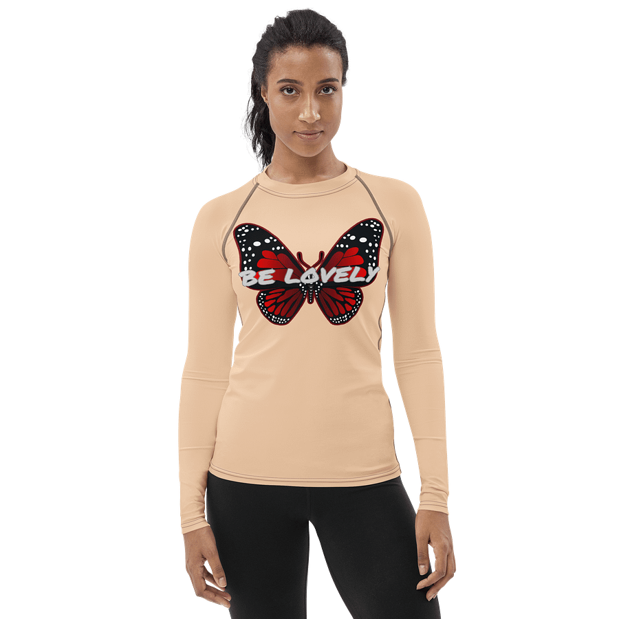 Be Lovely Butterfly Women's Rash Guard product image (1)