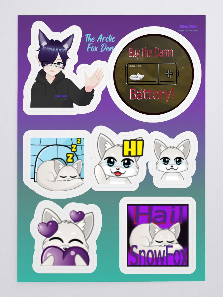 Snow_Foxu Stickers. product image (3)